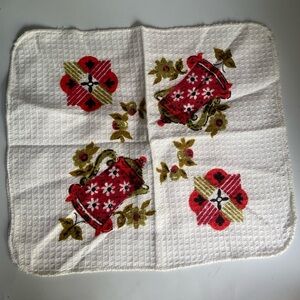 Vintage Cotton Terry Kitchen Dish Cloth